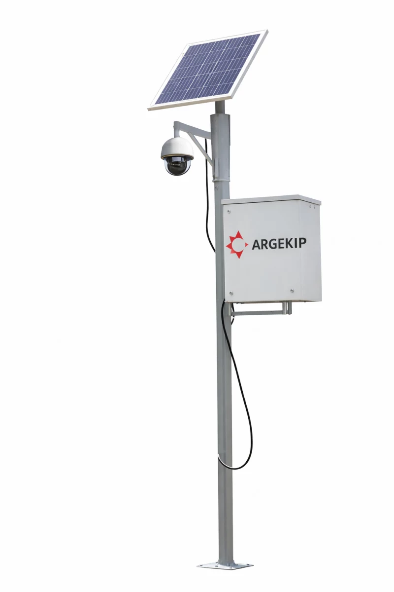 Argekip Güneş Panelli Gprs Modem-Kamera Sistemi | Elektriksiz Alanlar İçin 4G İnternet | Uzaktan İzleme
