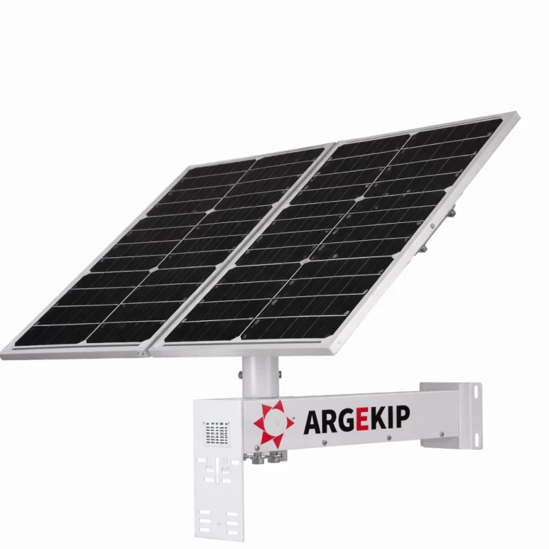 Argekip Lityum Bataryalı Güneş Panel Seti | 40W Monokristal Panel | MPPT Regülatör | 12V Çıkışlı