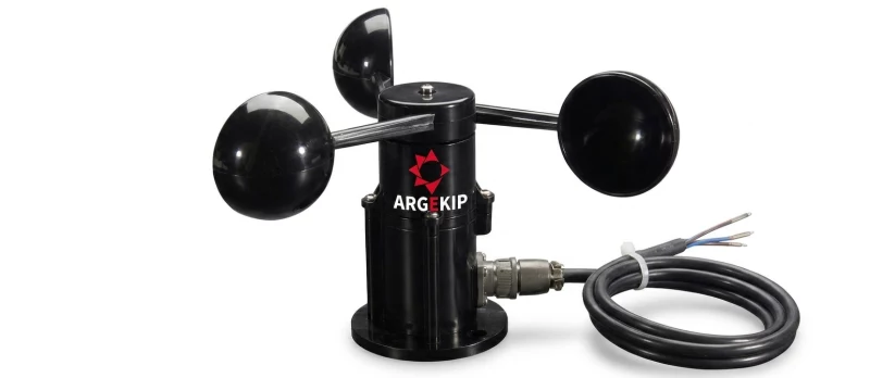 Argekip Analog Rüzgar Hız Sensörü | Anemometre | Voltaj Çıkışlı | Meteorolojik Uyumlu