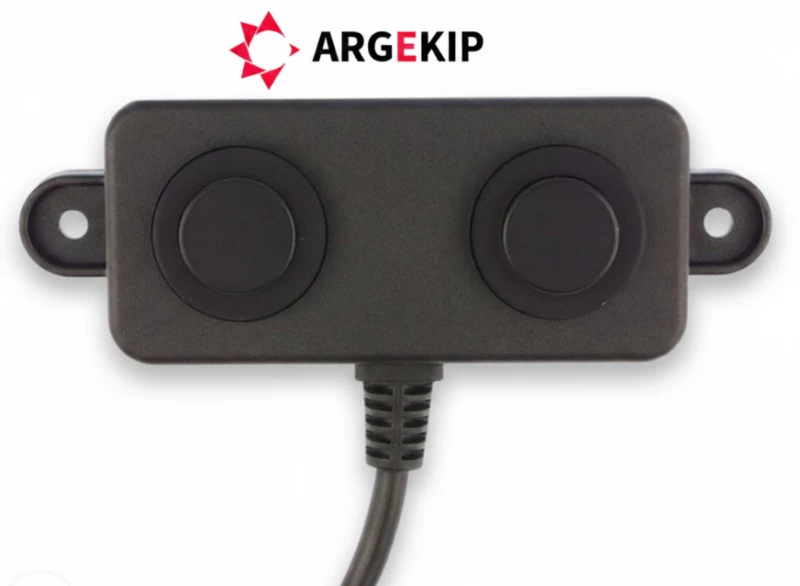 Argekip Wi-Fi LiDAR Lazer Mesafe Sensörü | 40 Metre | Endüstriyel | Uzaktan İzleme | Alarm Özellikli