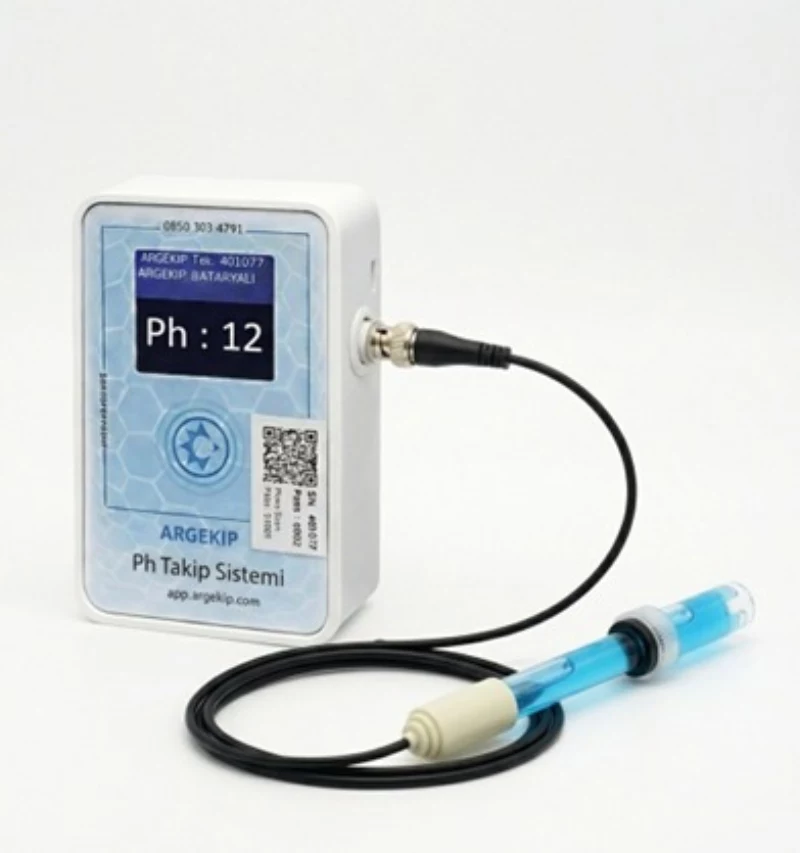 ARGEKİP WiFi pH Sensörlü Datalogger | Uzaktan İzleme | Alarm Özellikli