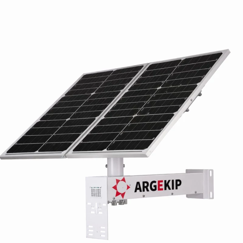 Argekip Lityum Bataryalı Güneş Panel Seti | 40W Monokristal Panel | MPPT Regülatör | 12V Çıkışlı