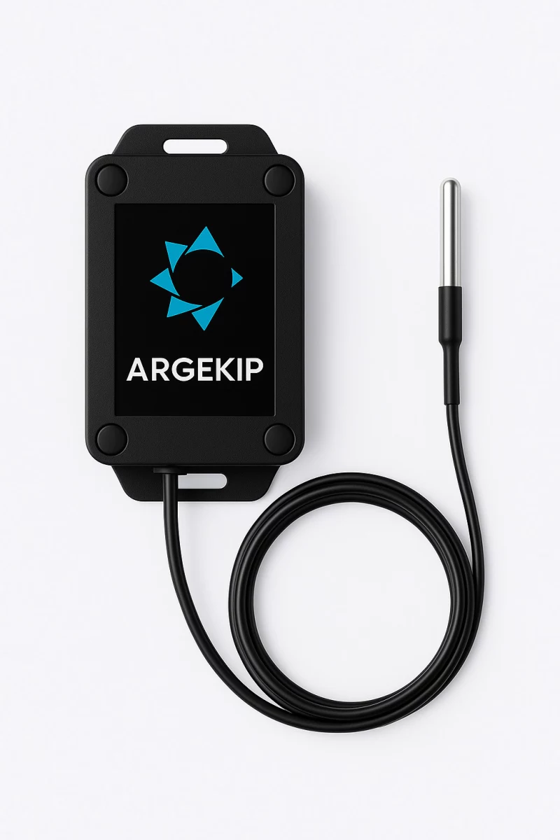 Argekip Wi-Fi Kablosuz Sıcaklık Sensörü | -55°C / +125°C | Uzaktan İzleme | Alarm Özellikli