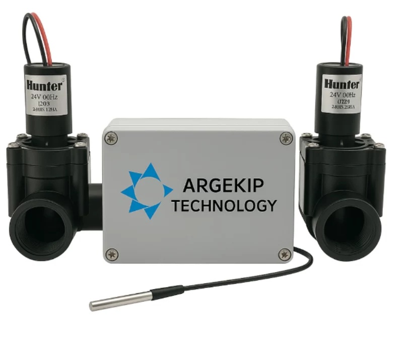 Argekip Akıllı Vana  | 9V DC | 0.5–10 Bar | Uzaktan Kontrol | Otomatik Sulama Vanası