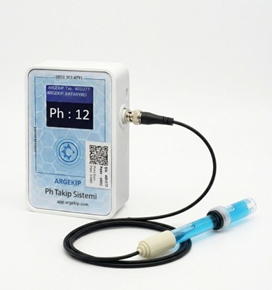 ARGEKİP WiFi pH Sensörlü Datalogger | Uzaktan İzleme | Alarm Özellikli