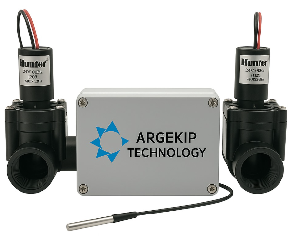 Argekip Akıllı Vana  | 9V DC | 0.5–10 Bar | Uzaktan Kontrol | Otomatik Sulama Vanası